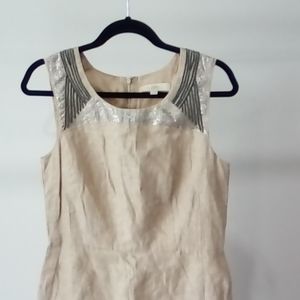 LOFT linen dress, Sz 8